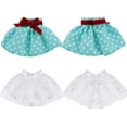 thumbnail image 5 of E-TING 3 Pcs Dress for elf Doll(White Skirt + Green Polka Dot Skirt + Red-White Striped Skirt), 5 of 5