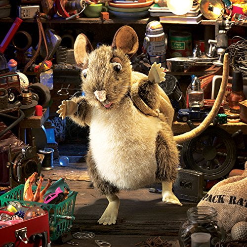 3 & Up Arms Folkmanis MPN 2847 Backpack Pack Rat Puppet with Movable Mouth 