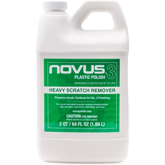 NOVUS 7082 | Heavy Scratch Remover #3 | 64 Ounce Bottle
