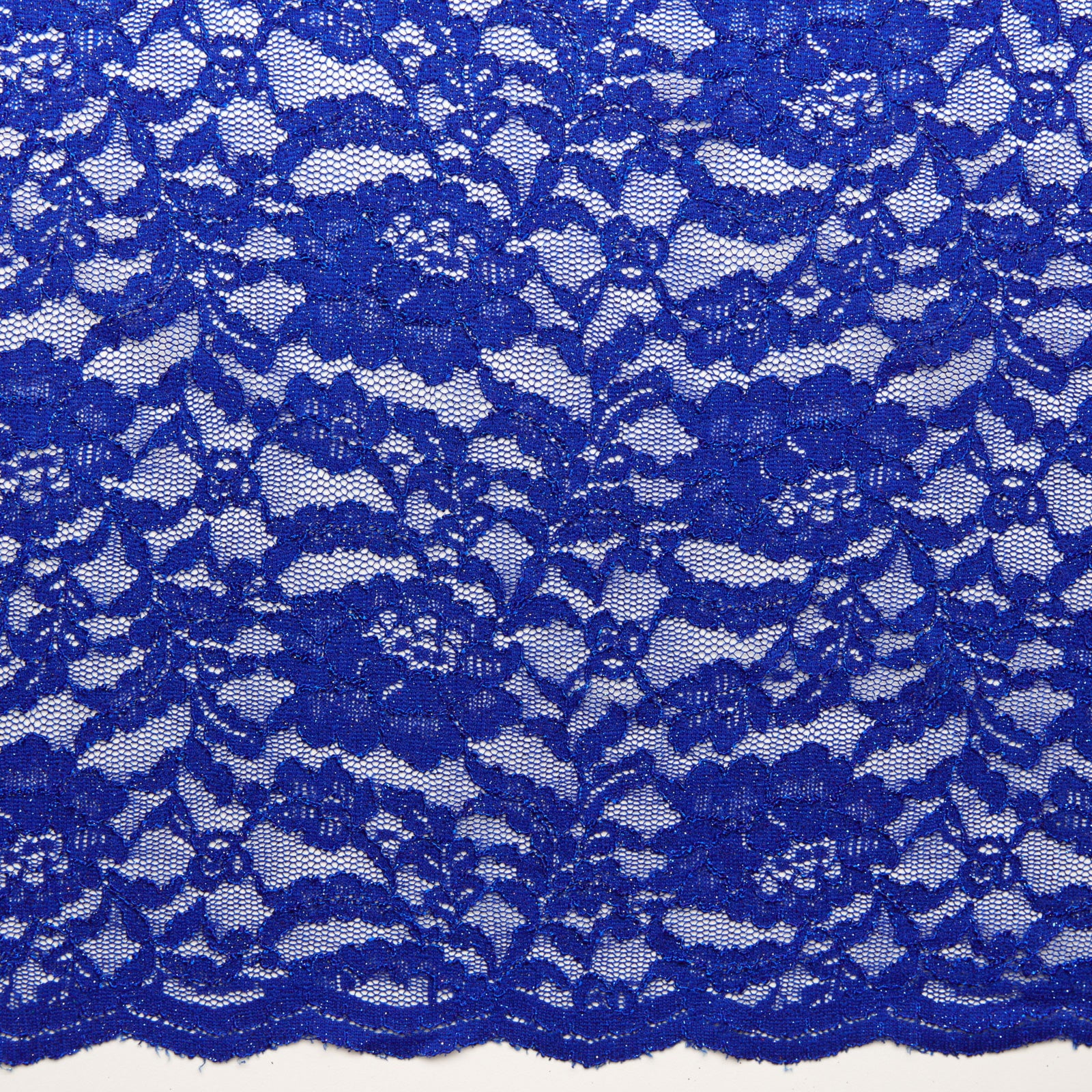 ZELOUF Lace Scallop With Glitter Lace , Sewing, DIY, Crafts Fabric By