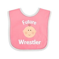 Inktastic Wrestling Future Wrestler Boys or Girls Baby Bib