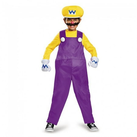 Super Mario Wario Deluxe Child Costume, Small (4-6)