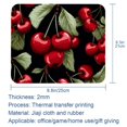 thumbnail image 5 of Cherry Square Desk Mat, 8.3x9.8 Inch, Non-Slip Rubber Bottom, Printed, Suitable for Office and Gaming - Gaming Mousepad and Mouse Pad, 5 of 6