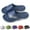 Navy, variant on Men Solid Shower Home Non Breathable Soft Sole Slipper (Purple 47)