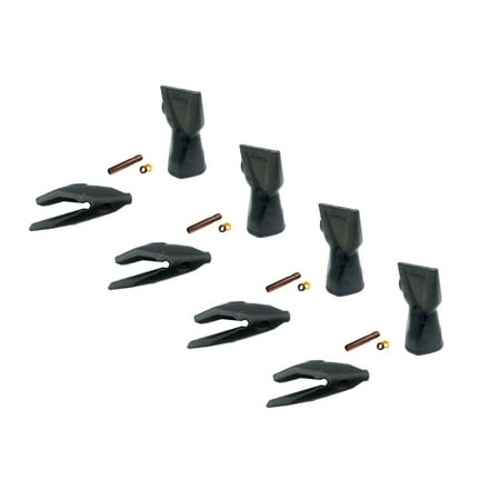 

4 Backhoe Bucket Adapter 201-1234 1 Lip Tooth 208-5235 & Pin fits CAT DRS230
