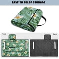 thumbnail image 6 of Pzuqiu Palm Leaves Frangipani Quilted Golf Cart Seat Covers Comfortable, Pockets, Suitable for Outdoor, Fit for Yamaha Club Car, 6 of 9