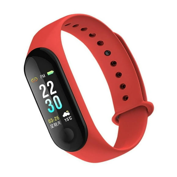 fastboy Smart Watch Heart Rate Monitor Sleep Monitor Pedometer Smartwatch Red