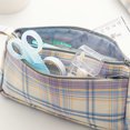 thumbnail image 3 of Bolso pequeño de la cremallera de la bolsa de los efectos de escritorio de los estudiantes de la bolsa del lápiz de /canvas de la bolsa de los efectos de escritorio del lápiz de la pluma, 3 of 5