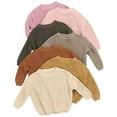 thumbnail image 2 of Chandail Tricoté pour Nouveau-Né et Tout-Petit Bébé Enfants Garçon Fille Automne Hiver Chaud Col Rond Chandail Hauts Tenues Vêtements, 2 of 4