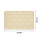 thumbnail image 3 of Alfombras de baño de espuma de memoria a rayas gruesas, alfombras de baño suaves absorbentes de terciopelo, fondo antideslizante, alfombra lavable a máquina, decoración de habitación de baño, para lav, 3 of 7