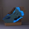 thumbnail image 4 of Lámpara de Luz de Madera de Resina, Enchufe de Luz de Buceo de Buceo de Cueva de Aguas Profundas en 5V para Dormitorio, 4 of 7