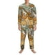 thumbnail image 3 of Fotbe Skeleton Cowboy And Guitar Pijama de Hombre con Estampado de Manga Larga, Conjunto de 2 Piezas, Ropa de Dormir Suave y Cómoda con Bolsillos-XX-Large, 3 of 7