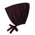 thumbnail image 1 of Pure silk cotton adjustable hair hiding hood cap elastic strap base small hat, 1 of 10
