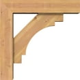 thumbnail image 3 of Ekena Millwork 5 1/2"W x 22"D x 22"H Merced Block Smooth Bracket w/ Offset Brace, Western Red Cedar, 3 of 25