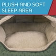 thumbnail image 4 of Vibrant Life Oval Cuddler Pet Bed, Covered, Small, Green 18" x 14" x 12", 4 of 6