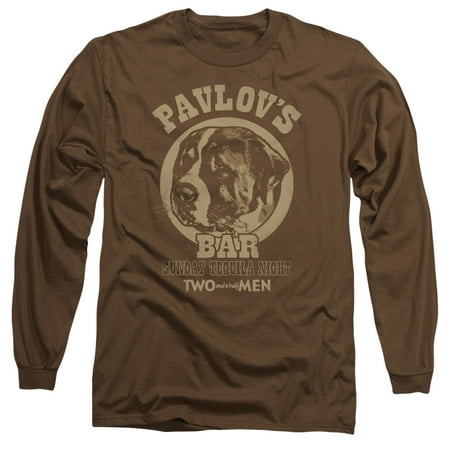 TWO AND A HALF MEN/PAVLOV'S - L/S ADULT 18/1 - COFFEE -