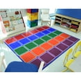 thumbnail image 2 of Joy Carpets Kid Essentials Blocks Abound 7'8" x 10'9" Indoor Area Rug in Color Primary, 2 of 5