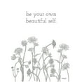 thumbnail image 3 of Sherrill, Kate 20x24 Black Modern Framed Museum Art Print Titled - Be Your Own Beautiful Self, 3 of 5