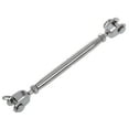 thumbnail image 3 of 10X 304 Stainless Steel Rigging Screw Closed Body Jaw Jaw Turnbuckle 7/32 inch Thread,10 x Rigging Screw Turnbuckle,Silver Tone, 3 of 5