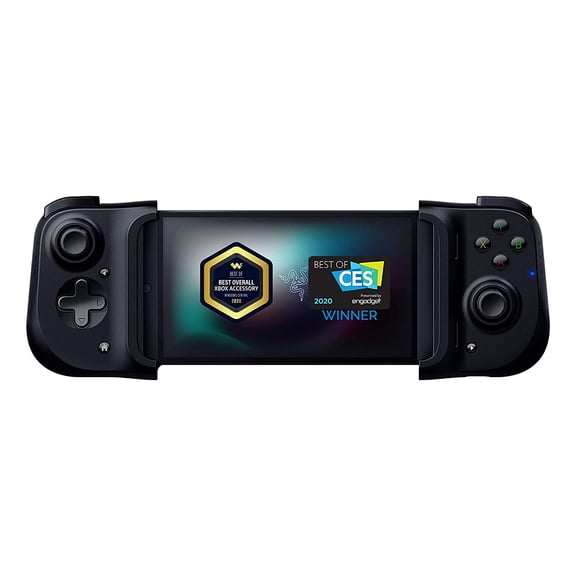 Restored Razer Kishi Mobile Game Controller / Gamepad Designed for Android USB-C: Xbox Game Pass Ultimate, xCloud, Stadia, GeForce NOW, Passthrough Charging - Mobile Controller Grip Samsung and more (Refurbished)