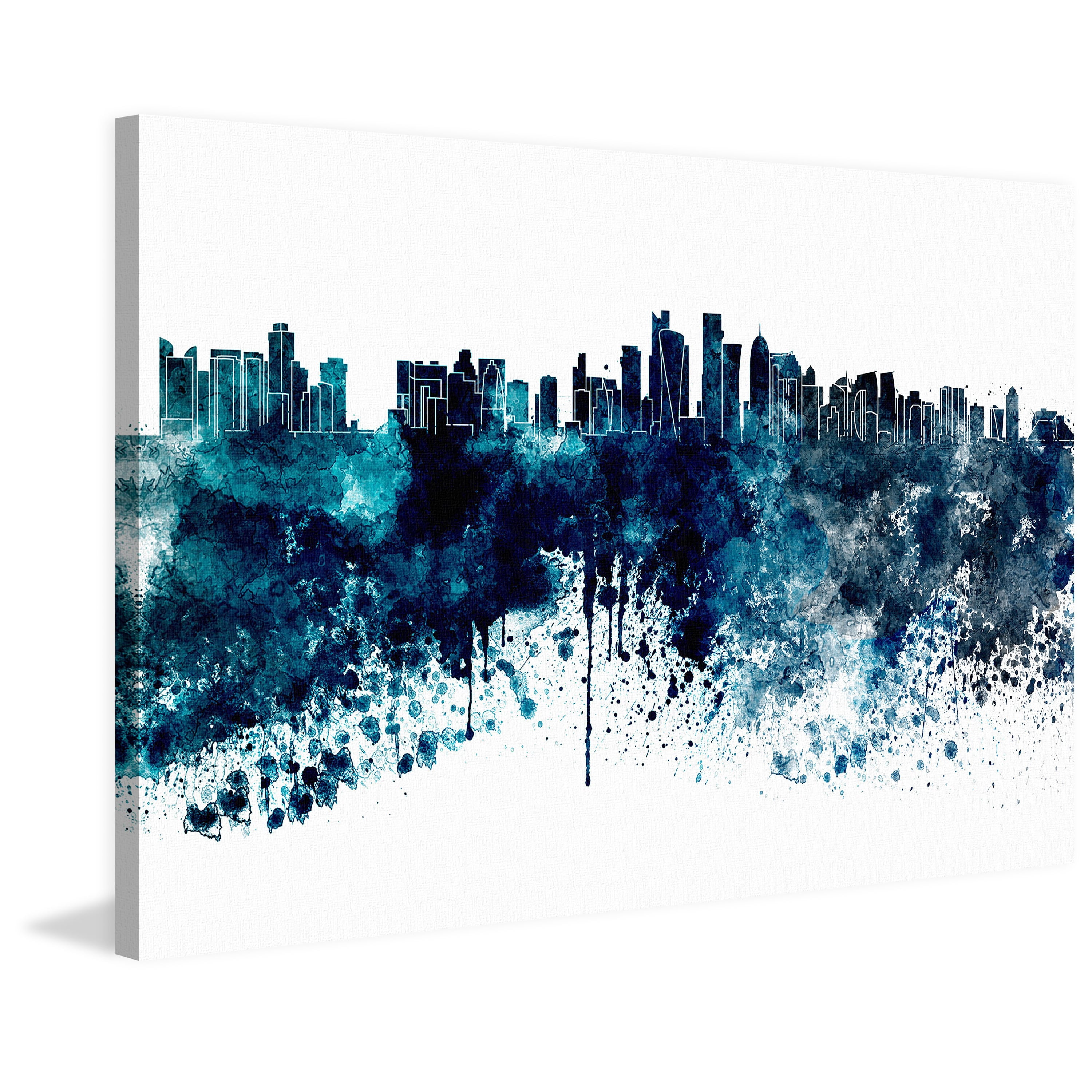 "Scenery" Painting Print on Wrapped Canvas