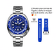 thumbnail image 2 of Steeldive Reloj de Buceo SD1970 Azul acero inoxidable, Cristal zafiro, 44mm, Movimiento automatico Seiko NH35, Homenaje Capitan Willard 6105, 2 of 5