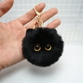 thumbnail image 2 of Cute Cat Po M Po M Keychain Charm for Bag Purse Car and Backpack Accessories Ideal for Cat Lovers Unique Furry Key Ring Durable and Stylish Design, 2 of 4