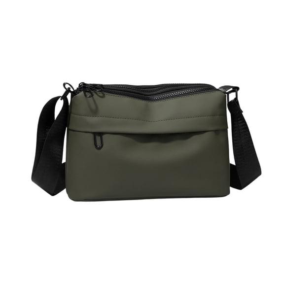 Men's Nylon Chest Crossbody Bag for Outdoor Sports, Daily Commuting, Casual Hiking, Travel, Multifunctional Adjustable Strap Lightweight Shoulder Messenger Bag for Daily Personal Items Carry