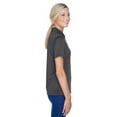 thumbnail image 3 of Harriton M345W Women's Advantage Snag Protection Plus IL Snap Placket Polo-Dark Charcoal-XS, 3 of 3