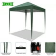 thumbnail image 6 of 6.5' x 6.5' Waterproof Right-Angle Folding Tent, Outdoor Pop-Up Canopy Shelter with Carry Bag, 210D Oxford Fabric & Steel Frame, UV Protection for Camping, Tailgating, Parties, 6 of 7