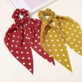 thumbnail image 6 of Casewin Hair Scarf Scrunchies, Ribbon Floral Chiffon Scarfs, Hair Ties Elastic with Long Tail Bow Bowknot for Women Girls Spring Summer Holiday Scarves Scrunchy, 6 of 9