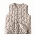 thumbnail image 2 of Zedker Heated Vest for Girls Puffer Wind Proof Sleeveless Outwear Lightweight Winter Coat with Pocket,Plus Size WhiteXXXXXL, 2 of 3