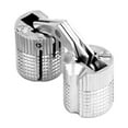 thumbnail image 2 of 12mm Brass Barrel Hinges Cylindrical Hidden Cabinet Concealed Invisible Furniture Hinges Mount 180 Degree Opening Angle 1 Pc ，Silver, 2 of 9