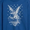 thumbnail image 3 of Instant Message - America Eagle Stars   - Men's Long Sleeve T-Shirt, 3 of 6
