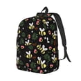 thumbnail image 2 of Balery Bees Vintage Canvas Backpack for Men and Women - Large Capacity, Durable Travel Laptop Bag for School, Work, Hiking, and Outdoor Activities, 2 of 7