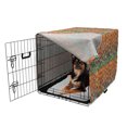thumbnail image 2 of Abstract Dog Crate Cover, Triangle Formed Fractal Geometric with Aztec Culture Effects Western Print, Easy to Use Pet Kennel Cover for Medium Large Dogs, 35" x 23" x 27", Multicolor, by Ambesonne, 2 of 6