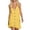 Yellow, variant on LIaqionyy Mini Dresses for Womens Cotton Linen Summer Scoop Neck Sleeveless Casual Loose Tunic Tank Sundress