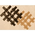 thumbnail image 1 of Ahgly Company Machine Washable Indoor Rectangle Transitional Light Brown Area Rugs, 8' x 12', 1 of 7