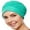 Green, variant on Beemo Swim Bathing Cap Turban Polyester for Women & Girls - Black