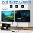 thumbnail image 2 of Adaptador USB 3.0 y USB C a HDMI dual 4K @60Hz WAVLINK, 2 of 9