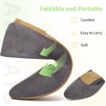 thumbnail image 3 of AOMAIS Women Ballet Flats Classic Faux Suede Pointed Toe Dress Shoes Comfortable Slip On Business Flats Cute Solid Soft Ballerina Flats(Gray 10), 3 of 8