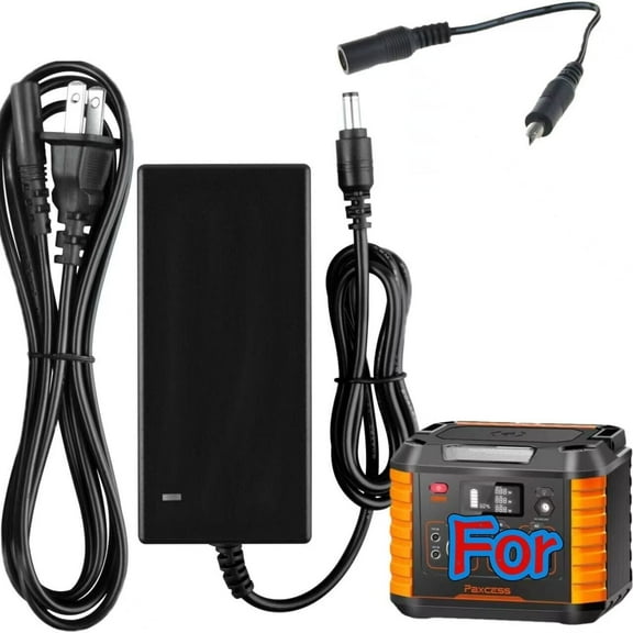 12V AC Adapter For PAXCESS Rugged330 330W Portable Generator Power Station