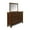 Chestnut, variant on New Classic Furniture Cagney Solid Wood 6-Drawer Dresser in Vintage Brown