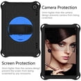 thumbnail image 6 of Dteck Case Compatible with All-New Kindle Fire HD 8 Tablet and Fire HD 8 Plus Tablet (10th Generation, 2020 Release) with Adjustable Shoulder Strap, 360 Rotating Kickstand Shockproof Case, Black/Blue, 6 of 7