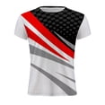 thumbnail image 4 of Sngxgn Men's Short Sleeve T-Shirt Workout T-Shirts(White,XXXXXL), 4 of 5