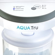 AquaTru Carafe Smart Alkaline Countertop Water Purifier System with Glass Carafe, 4-Stage Reverse Osmosis, 14x7.5x13 in., 1-Pack