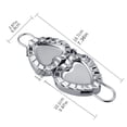 thumbnail image 1 of Stainless Steel Dumpling Tool Heart-shaped Creative Dumpling Mould Dumpling Skin Artifact, 1 of 7