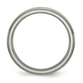 thumbnail image 3 of Titanium Ridged Edge 5mm Polished Band, 3 of 5