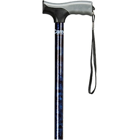- Carex Designer Soft Grip Derby Walking Cane, Blue