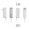 thumbnail image 4 of Bdday 3 In 1 Charger Built In Retractable Cable PD3.0 22.5W Input/Output Cable And USB-C Port Foldable Wall Charger 5000mah Power Bank LED Display, 4 of 7